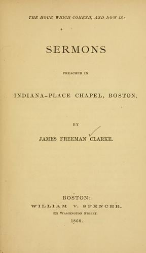 The hour which cometh, and now is