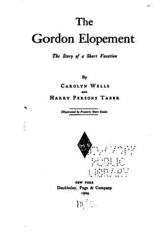 The Gordon Elopement