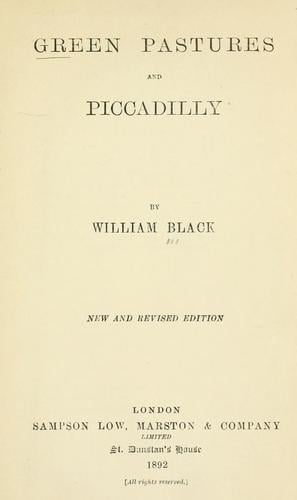 Green pastures and Piccadilly