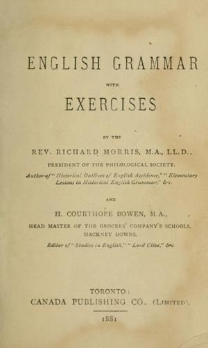 English grammar with exercises