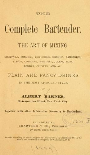 The complete bartender