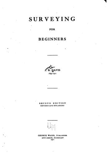 Surveying for Beginners