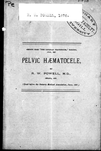 Pelvic hæmatocele
