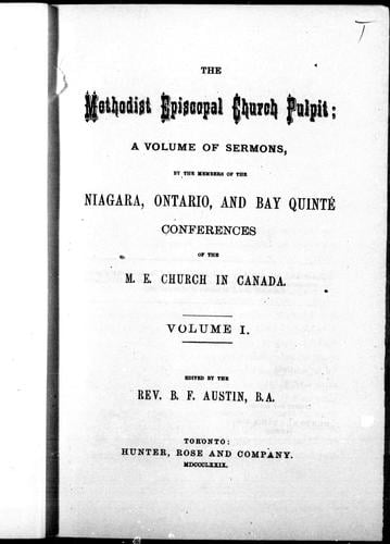 The Methodist Episcopal Church pulpit