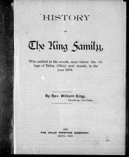 History of the King family