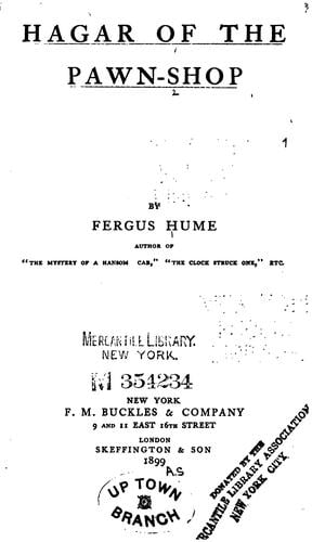 Hagar of the pawn-shop