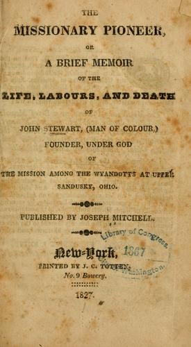 The missionary pioneer