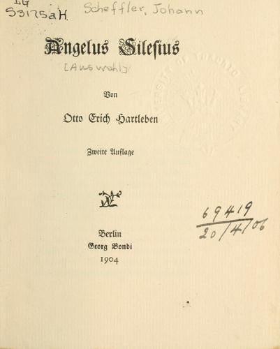 Angelus Silesius