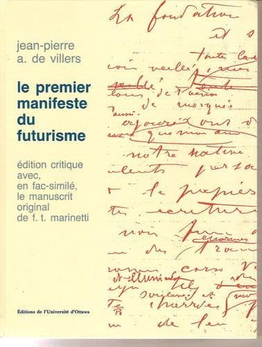 Le premier manifeste du futurisme