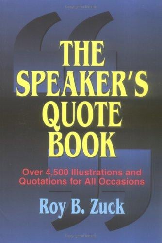 Speaker's Quote Book, The