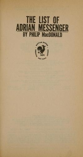 The list of Adrian Messenger