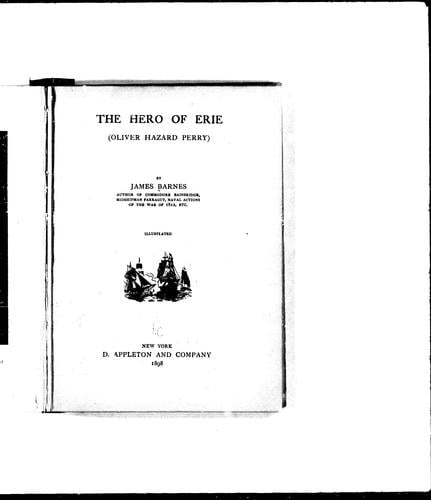 The hero of Erie (Oliver Hazard Perry)