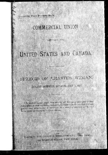 Commercial union between the United States and Canada