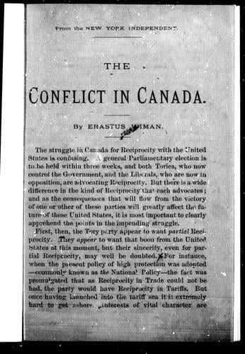 The conflict in Canada