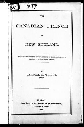 The Canadian French in New England