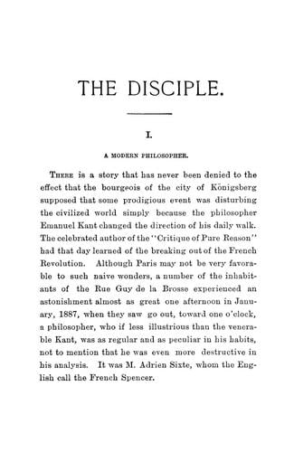 The disciple