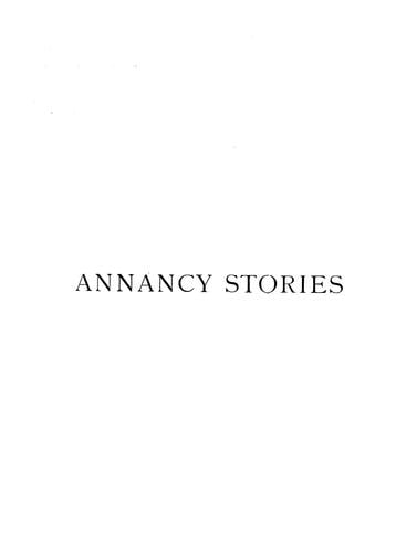 Annancy stories