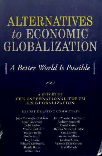 Alternatives to economic globalization