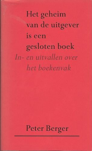 Het geheim van de uitgever is een gesloten boek