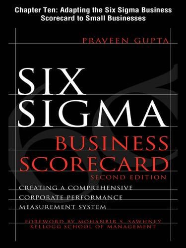 Adapting the Six Sigma Business Scorecard