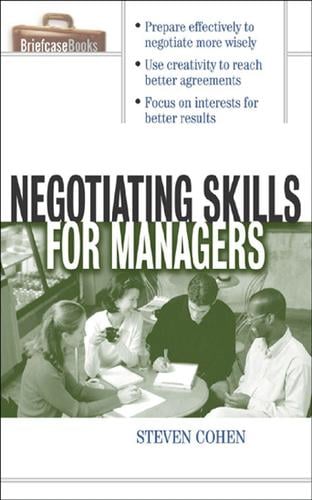 Negotiating Skills for Managers