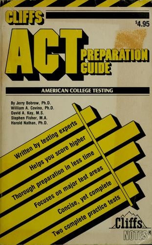 Cliffs American college testing preparation guide