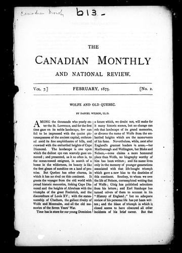 Wolfe and old Quebec