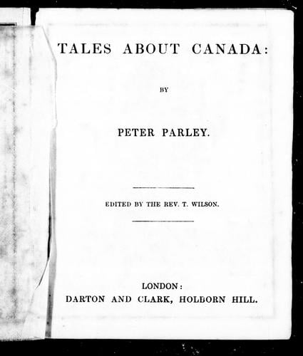Tales about Canada