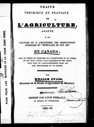 Traité théorique et pratique de l'agriculture