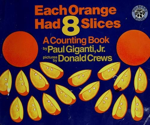 Each orange had eight slices