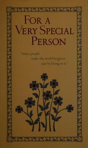 For a very special person