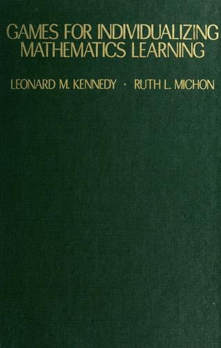 Games for individualizing mathematics learning