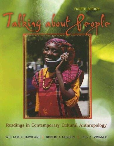 Talking about people:  readings in cultural anthropology
