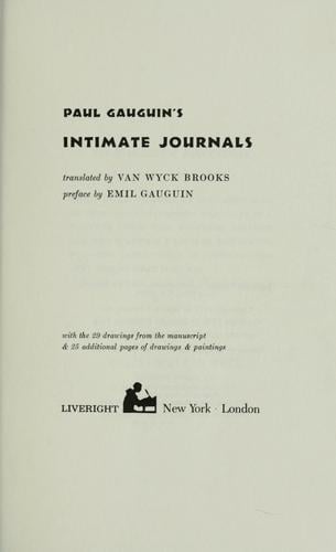 Paul Gauguin's intimate journals