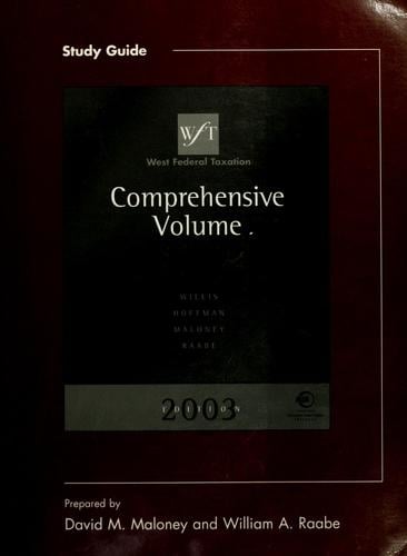 Study guide to accompany West's Federal taxation--comprehensive volume, 1992 annual edition