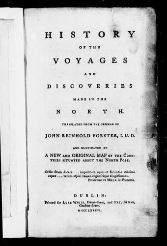 History of the voyages and discoveries made in the North