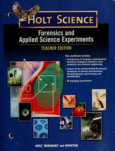 Forensics and applied science experiments