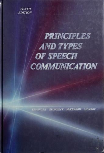 Principles and types of speech communication