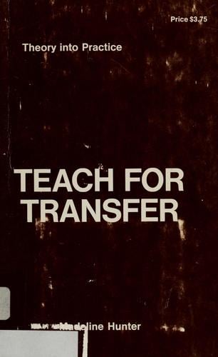 Teach for transfer
