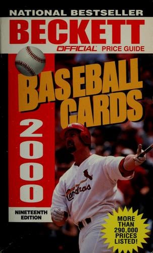 The official 2000 price guide to baseball cards