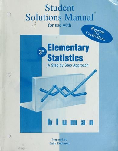 Student solutions manual for use with Elementary statistics