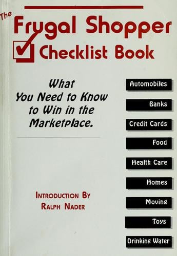 The Frugal shopper checklist book