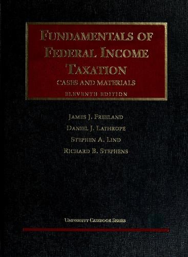 Fundamentals of federal income taxation