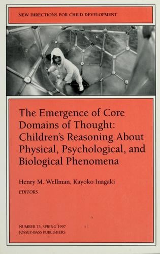 The Emergence of core domains of thought