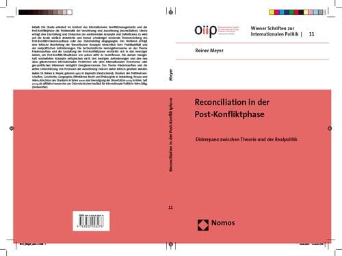 Reconciliation in der Post-Konfliktphase