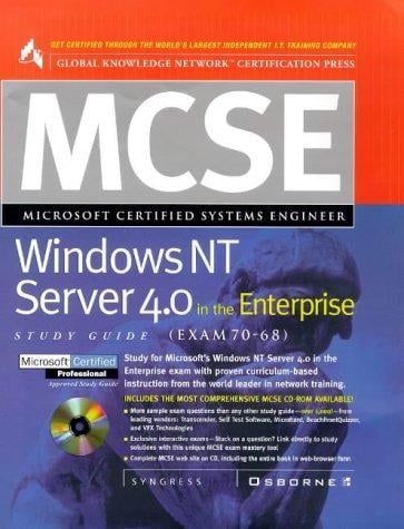 MCSE Windows NT Server 4.0 in the enterprise study guide