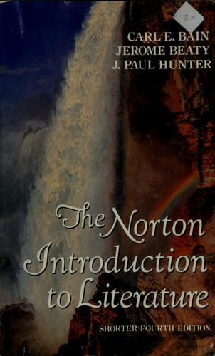 The Norton introduction to literature--shorter fourth edition