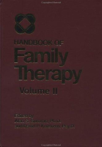 Handbook of family therapy