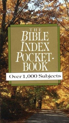 The Bible index pocketbook