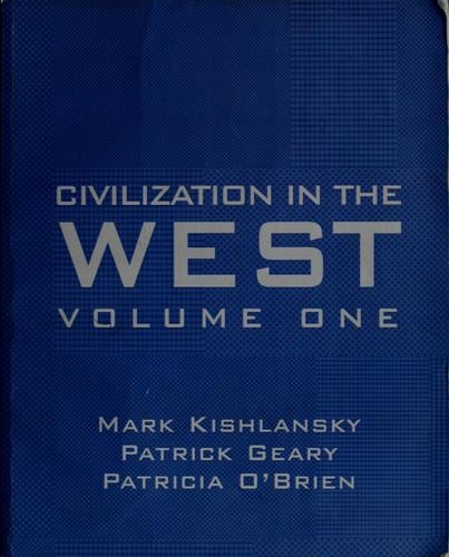 Civilization in the West, volume one